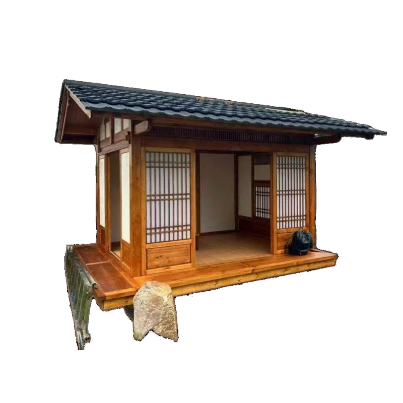 湖北仿古防腐木中国风木屋